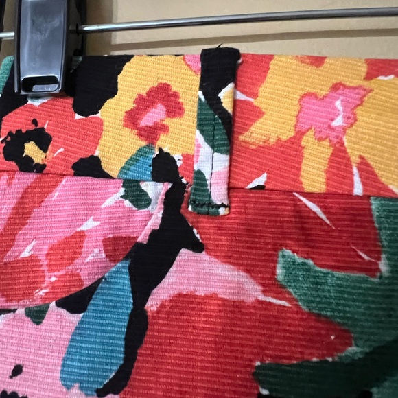 Zara Red and Green Patterned Skirt - Picture 4 of 16